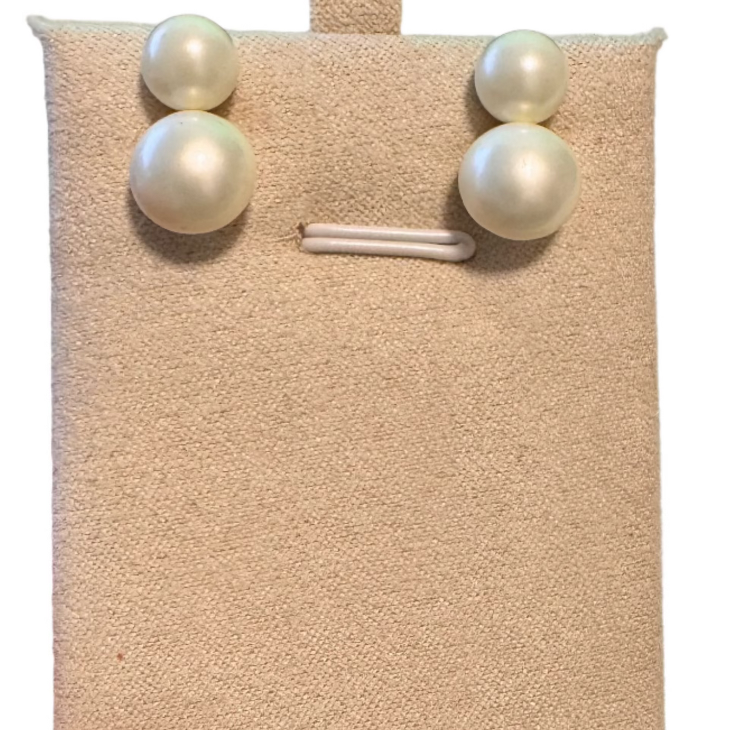 DUO MIX PEARL EARRINGS GOLD PLATED