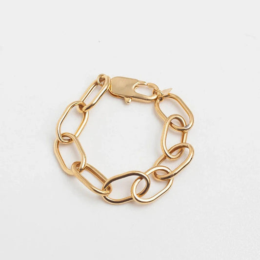 CLIP BRACELET GOLD-PLATED
