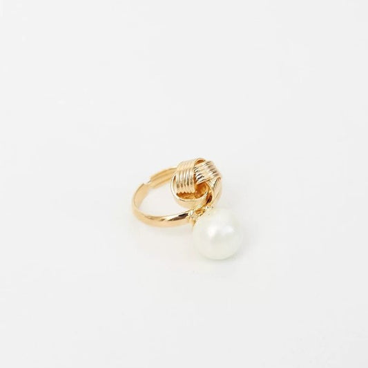 PINA PEARL RING GOLD PLATED