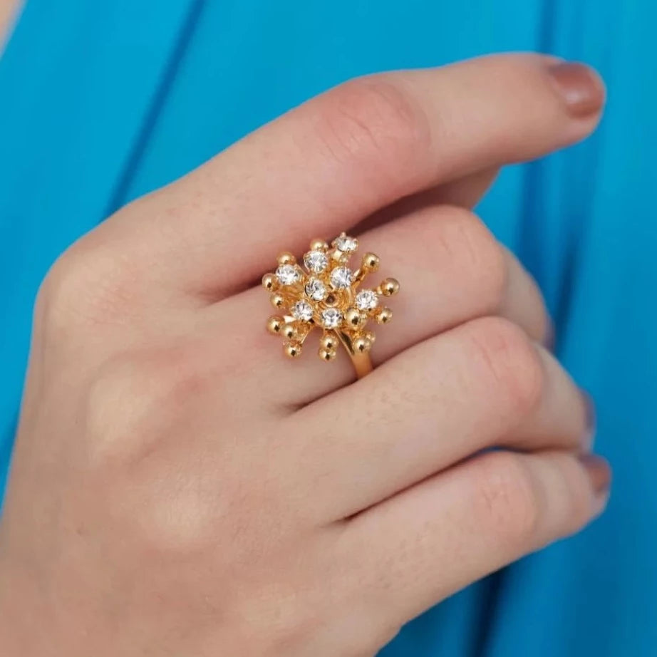Calm Rings Gold Plating