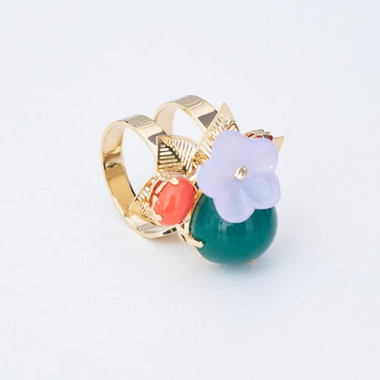 Garden Ring Gold Plated