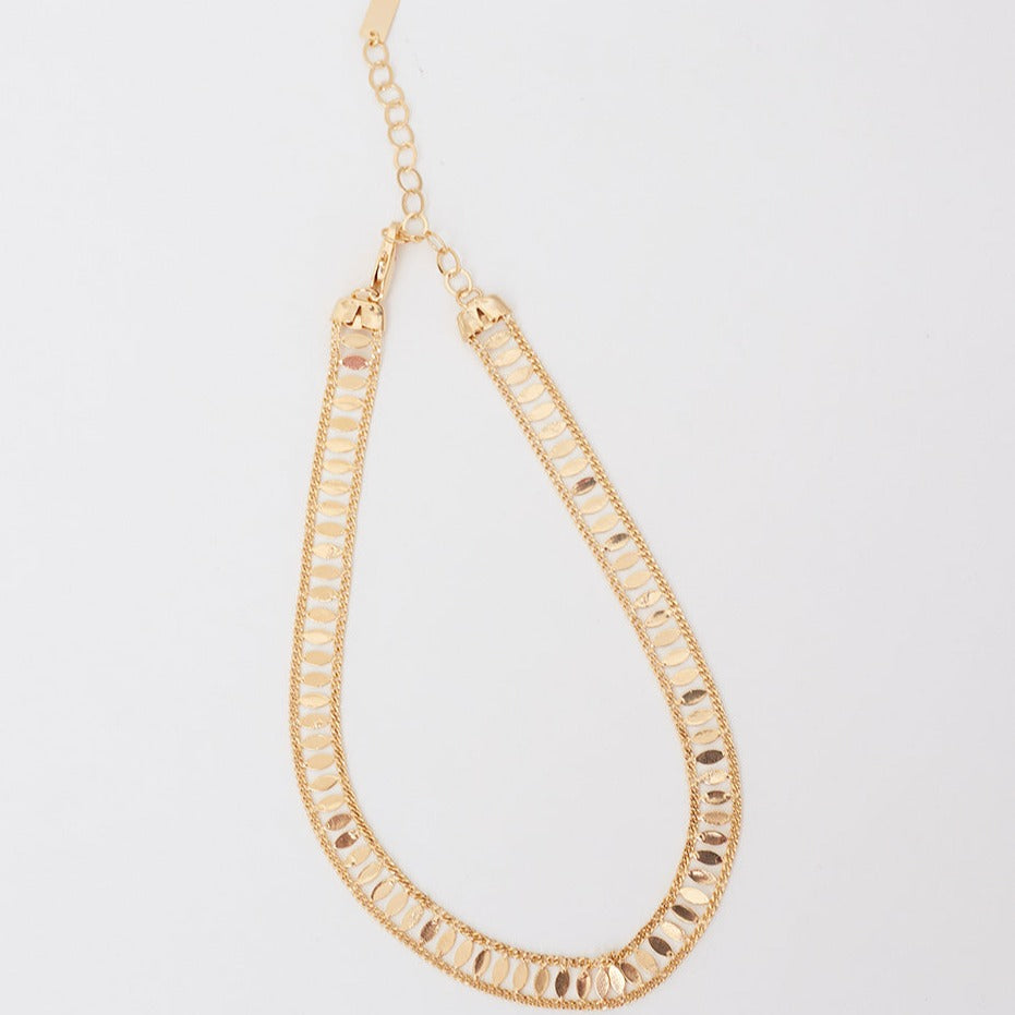 Sailboat Choker Gold Plated