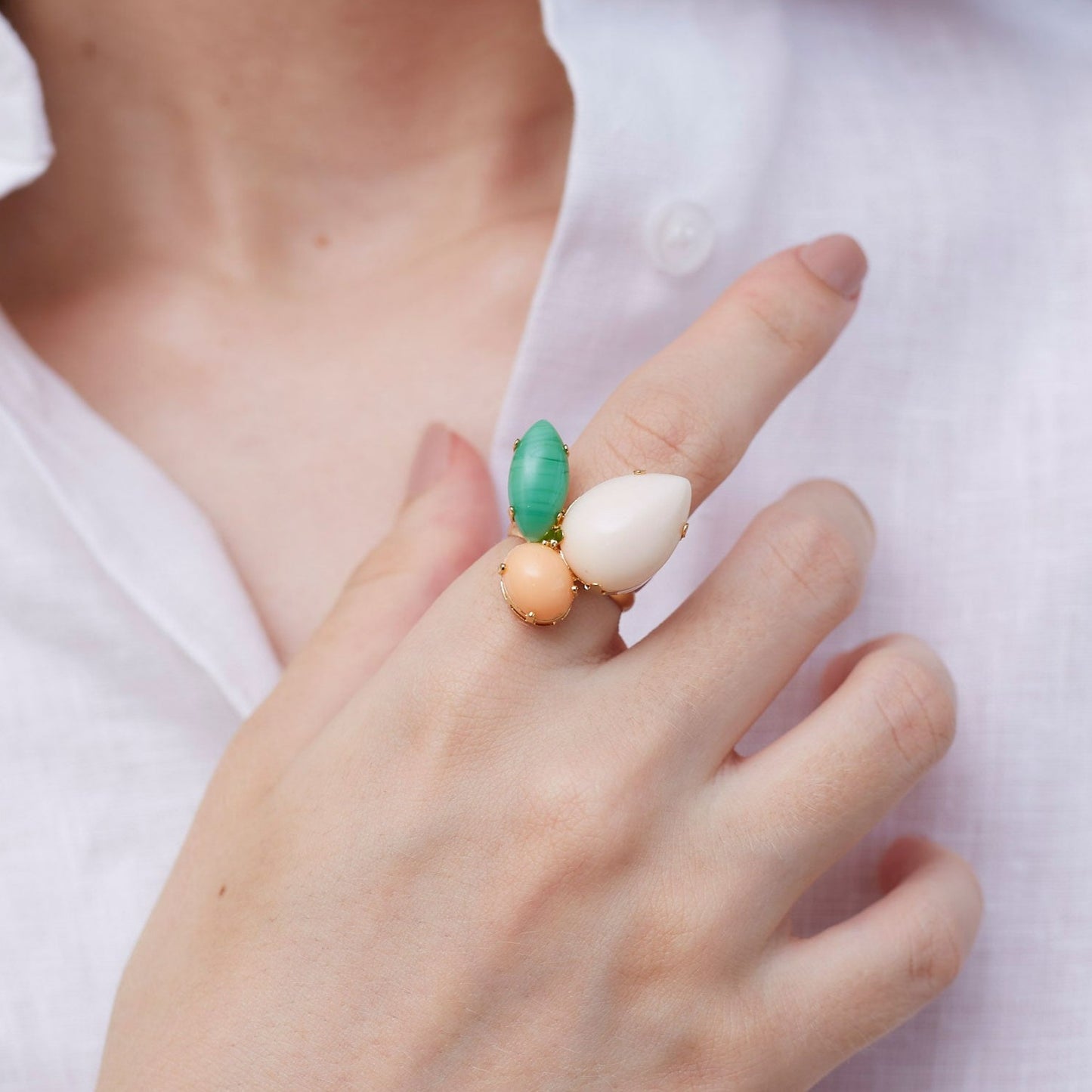 Spring Rings Gold Plated