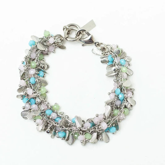 Florliz Crystals White Rhodium Bracelet