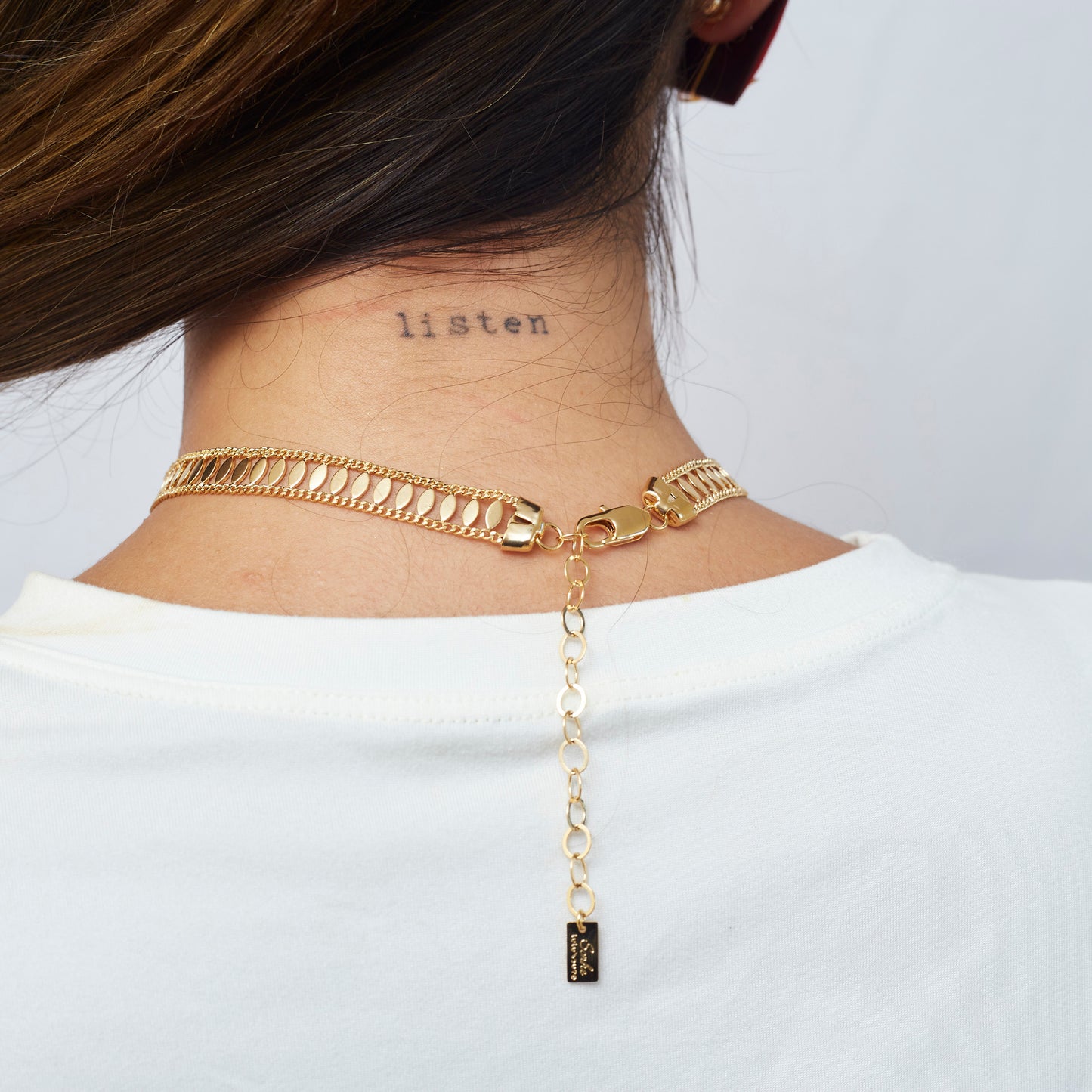 Sailboat Choker Gold Plated