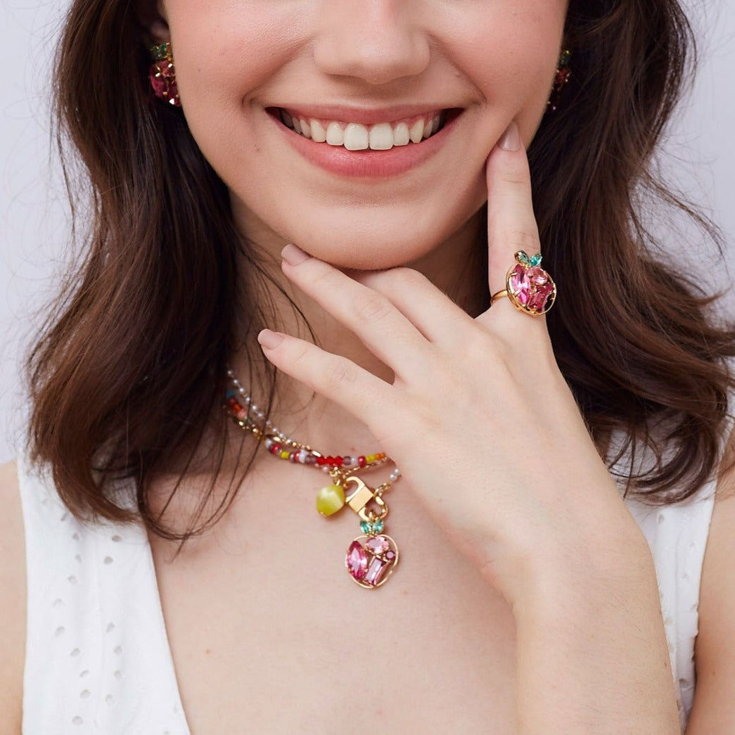 Strawberry Ring Gold Plated