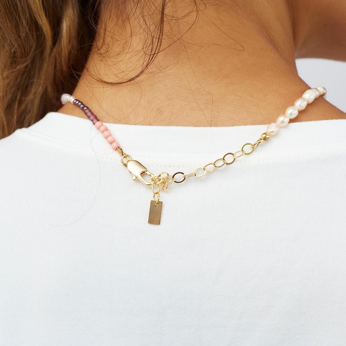 Maví Pearls Necklace Gold Plated