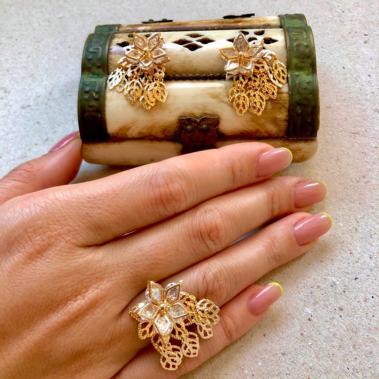 Arbustus Ring Gold Plated