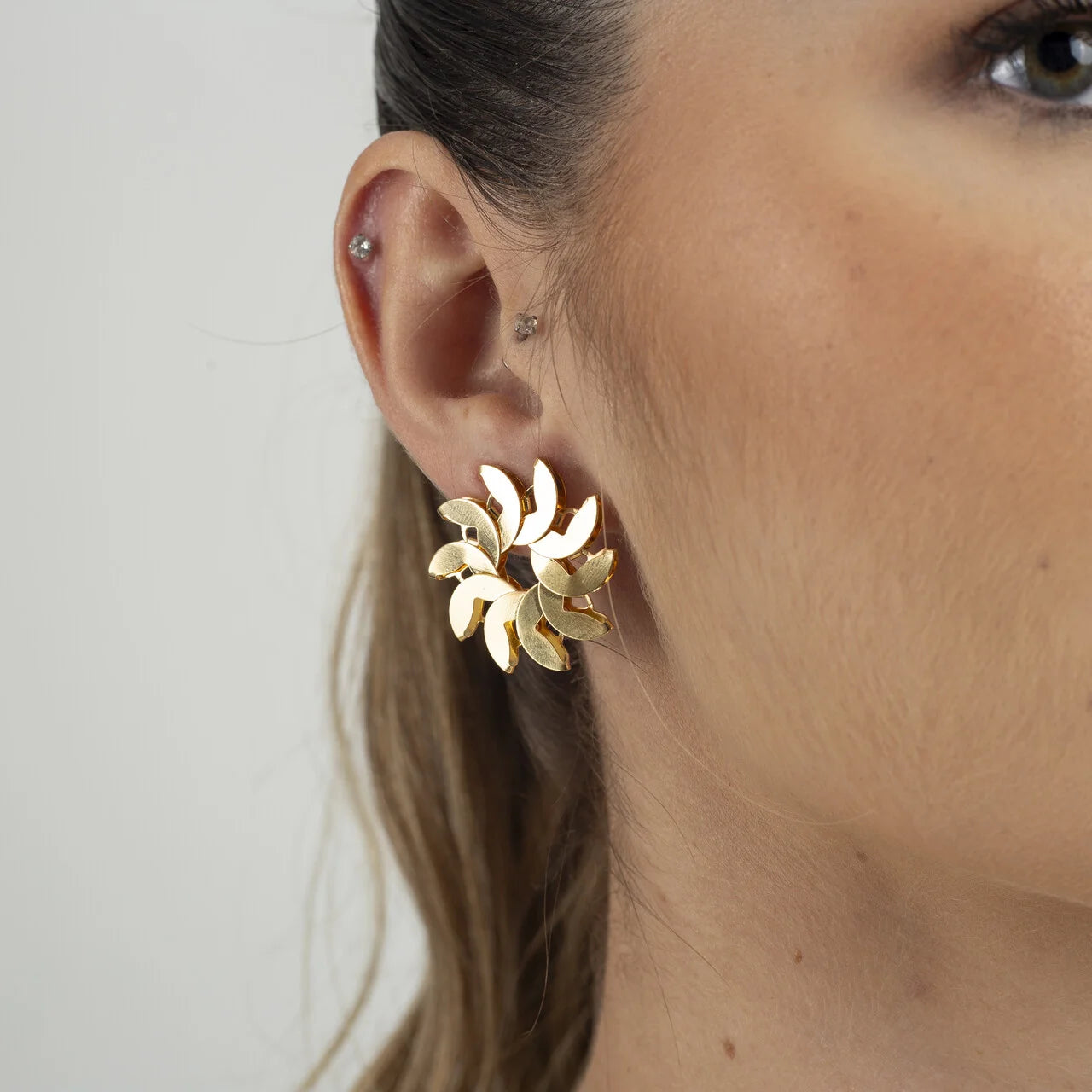 Golden Scale Earrings