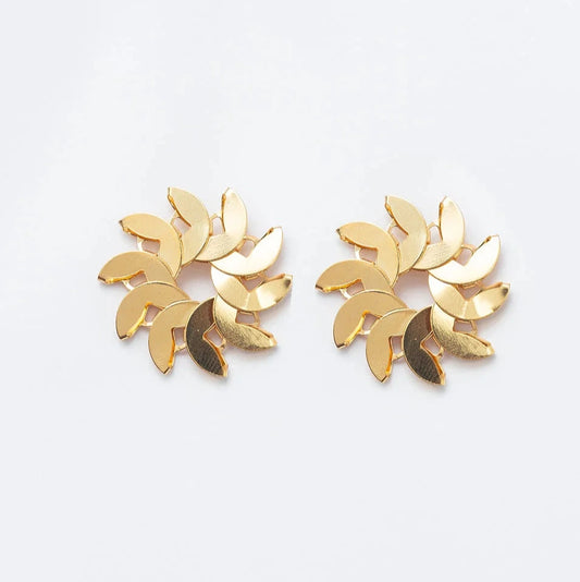 Golden Scale Earrings