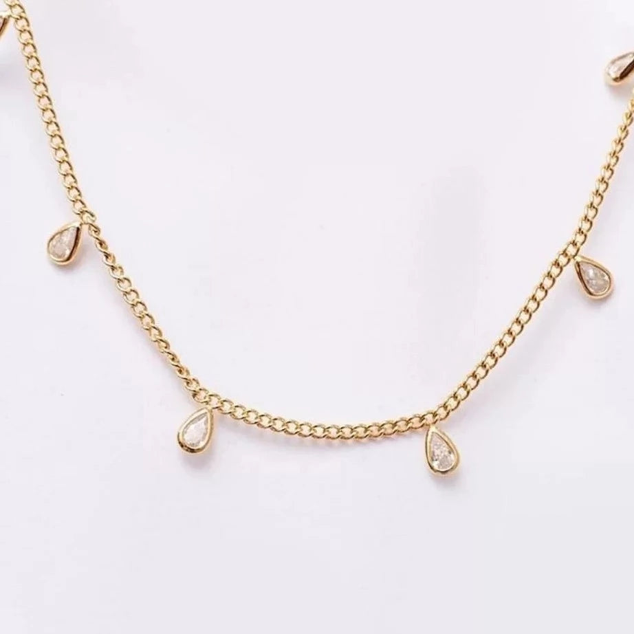 Rain Choker Gold Plated