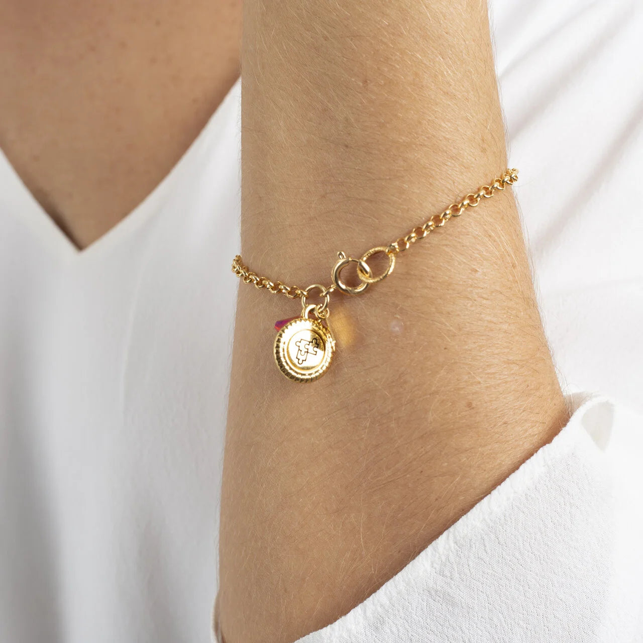 Friendship Chain Link Bracelet Gold-Plated