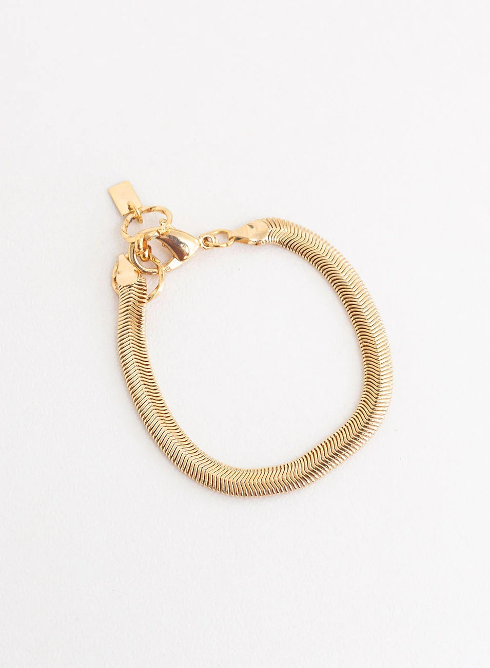 SNAKE BRACELET 4 MM - GOLD PLATED