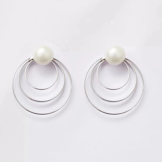 Aspiral Pearls White Rhodium Plating