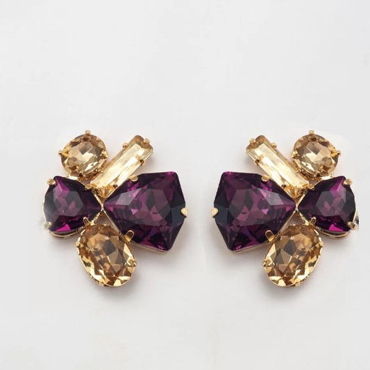 Mix Swarovski Crystals Earrings