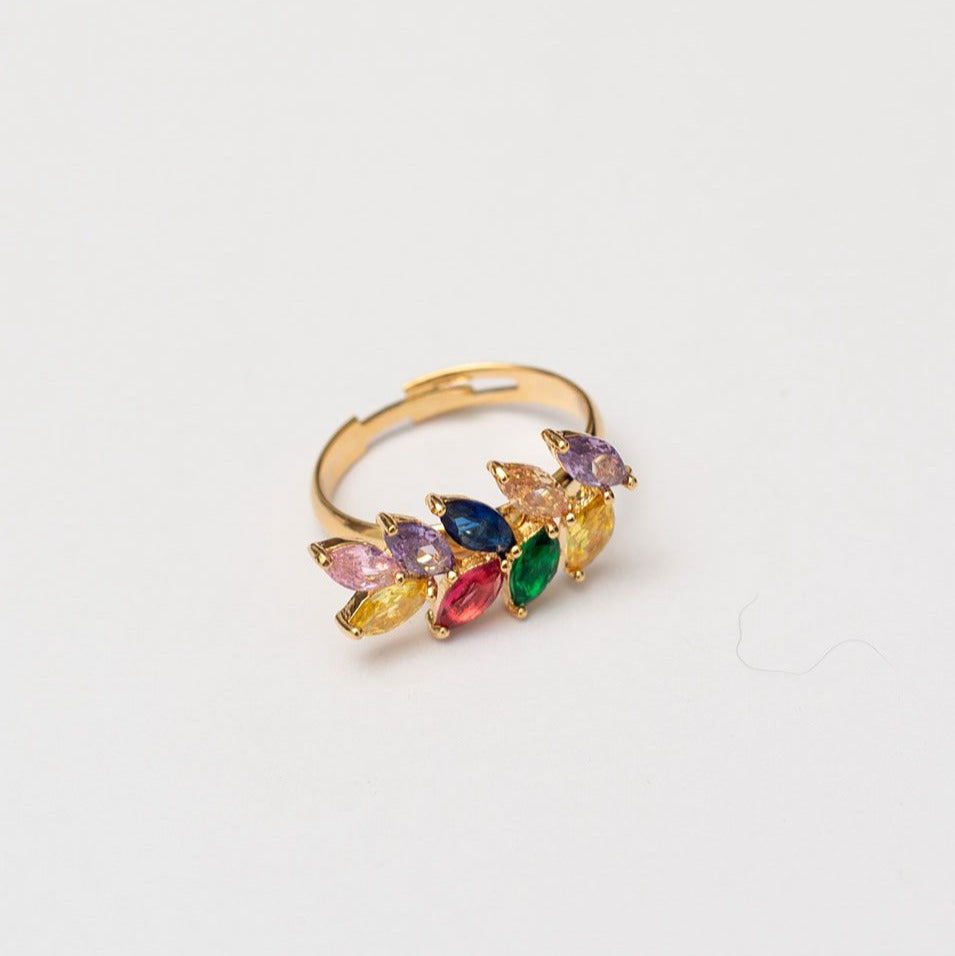 Athena Clear Crystal Ring
