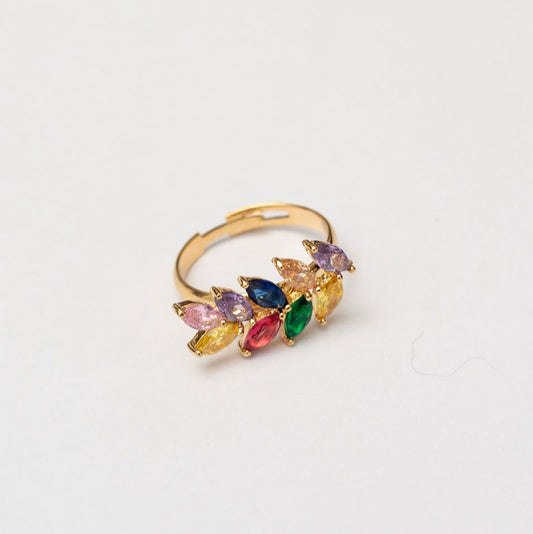 Athena Clear Crystal Ring