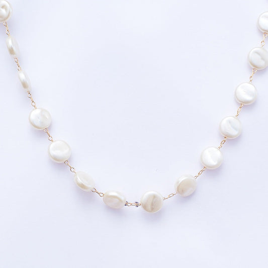 Joyce Pearls Necklace Gold Plated