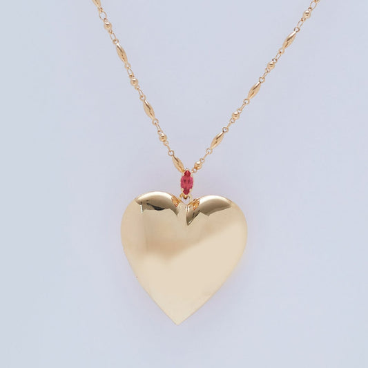 Bello Locket Necklace Gold Plated