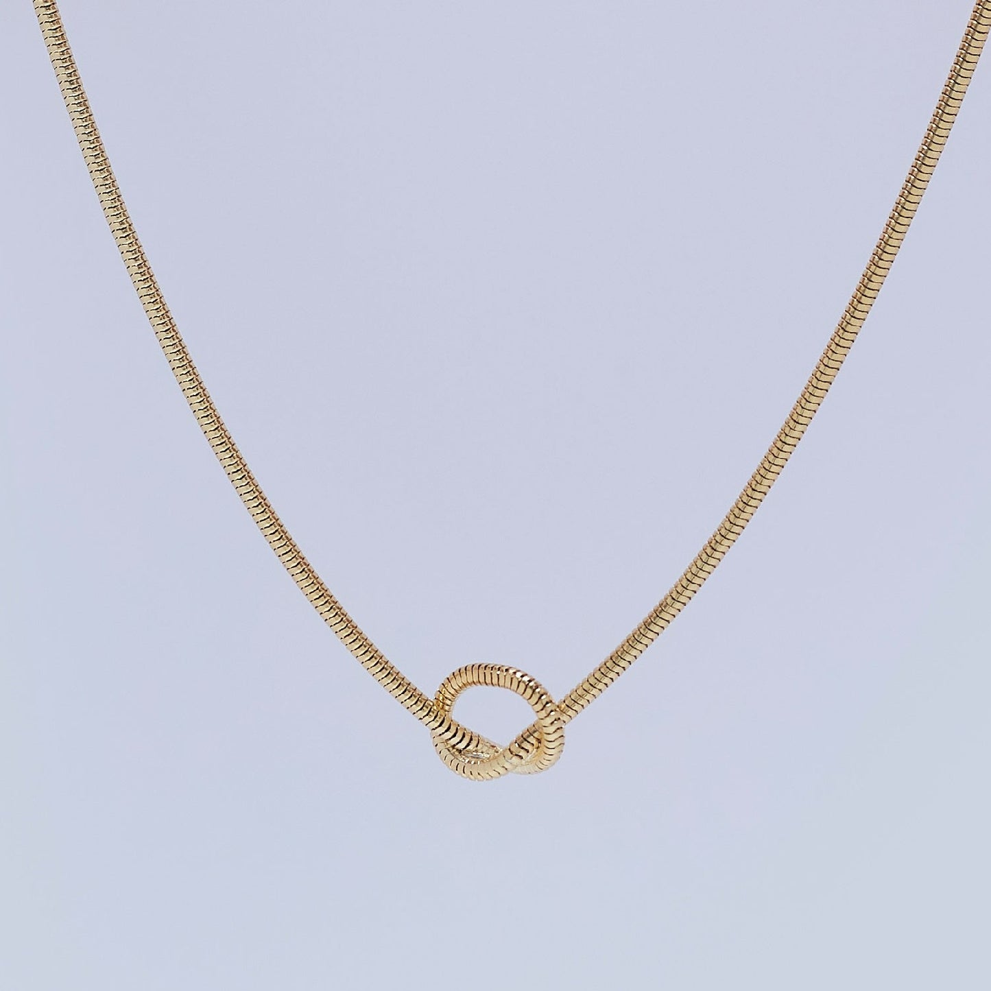 Knot Choker Gold Plated